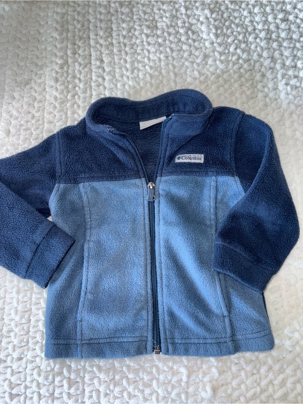 Columbia Kids Blue Two-Tone Fleece Jacket